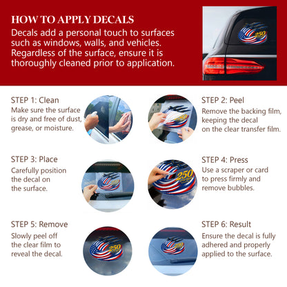 🔥 LIMITED TIME OFFER – US. Navy Flight 250th Anniversary Car Decal 1776–2026
