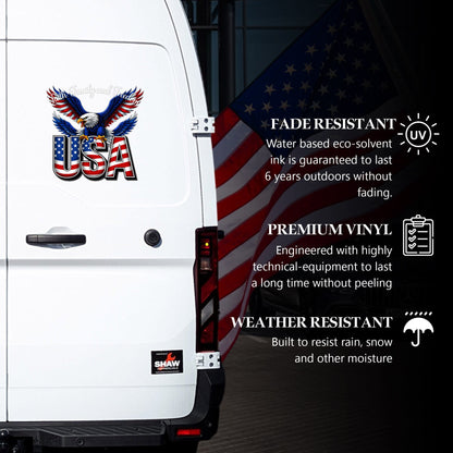 🔥 LIMITED TIME OFFER - Faith Freedom USA Eagle Cross Decal – 250th Anniversary 1776-2026 Sticker