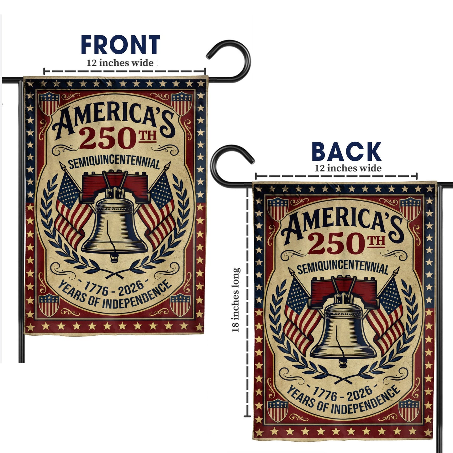America’s 250th Anniversary, Patriotic American Flag Independence Decor