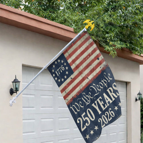 American Flag 250th Anniversary - We The People 1776-2026 Patriotic Decor
