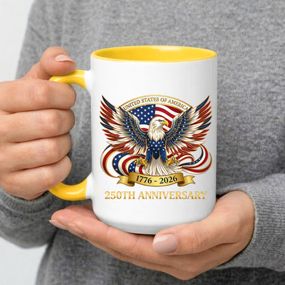 United States of America 250th Anniversary Eagle Crest Coffee Mug