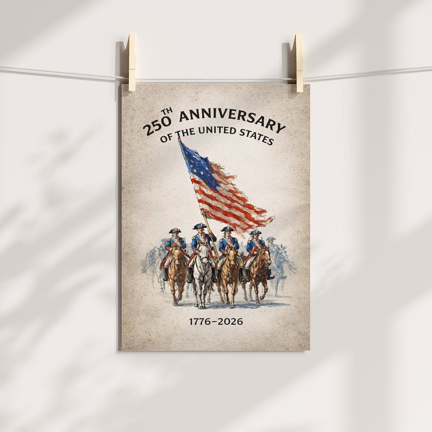 Revolutionary Riders 1776–2026 Poster/Canvas