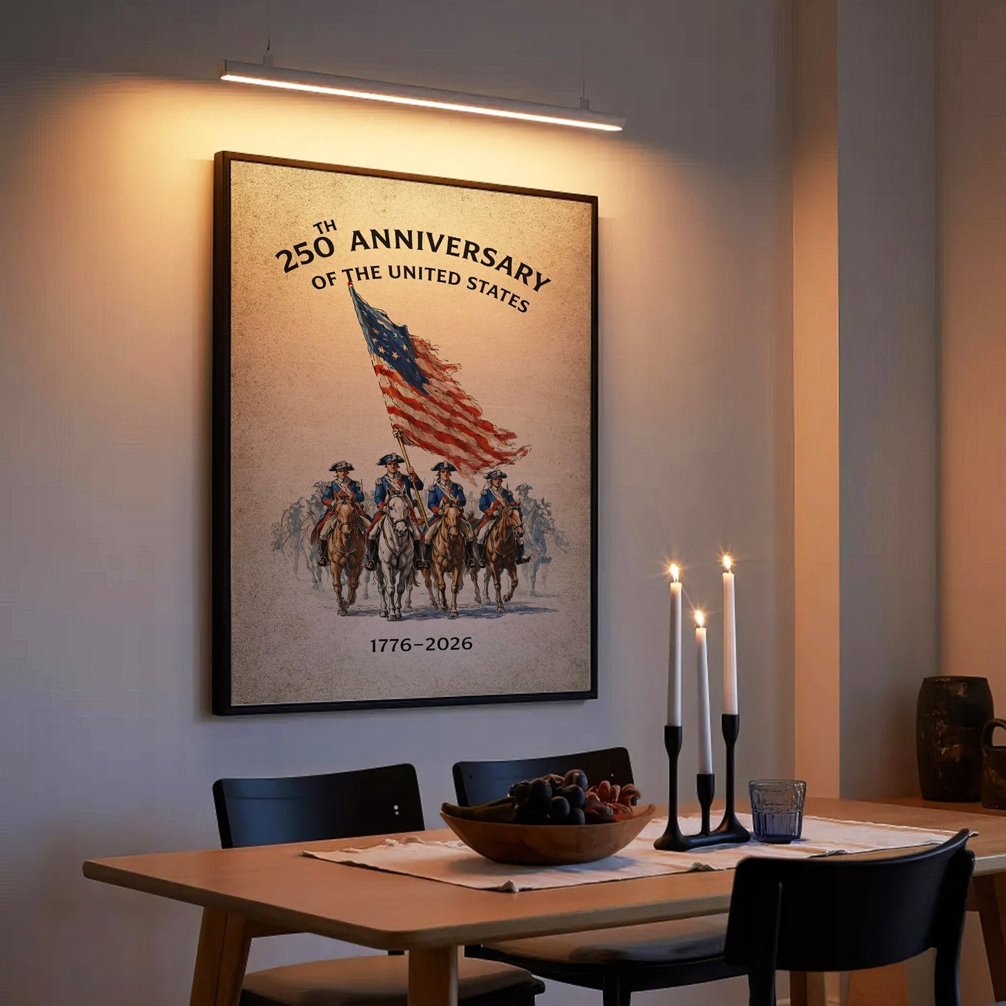 Revolutionary Riders 1776–2026 Poster/Canvas