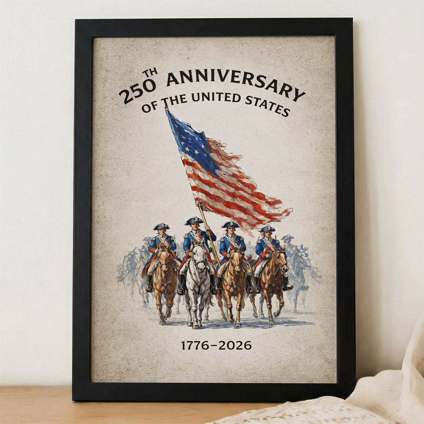 Revolutionary Riders 1776–2026 Poster/Canvas