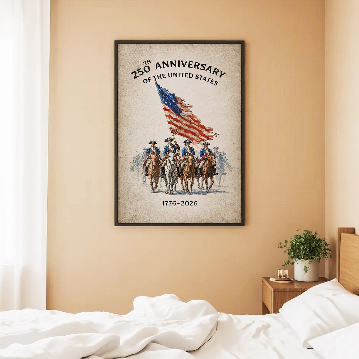 Revolutionary Riders 1776–2026 Poster/Canvas