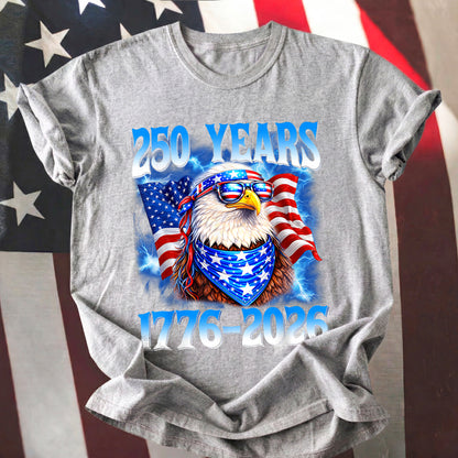 Patriot We The People T-Shirt | 250 Years of America 1776 2026 Tee - Two Sides