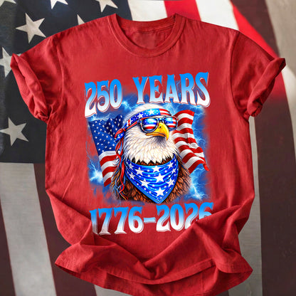 Patriot We The People T-Shirt | 250 Years of America 1776 2026 Tee - Two Sides