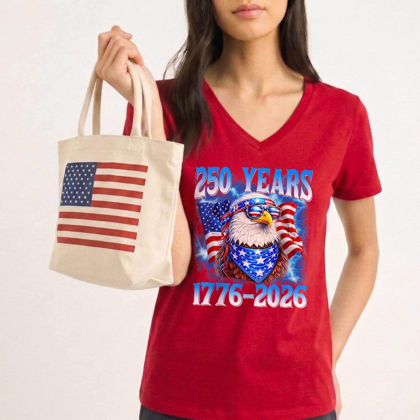 Patriot We The People T-Shirt | 250 Years of America 1776 2026 Tee - Two Sides