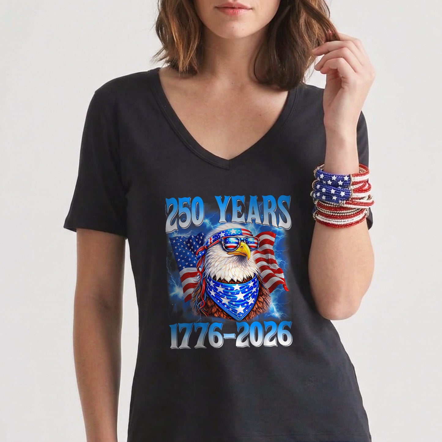 Patriot We The People T-Shirt | 250 Years of America 1776 2026 Tee - Two Sides