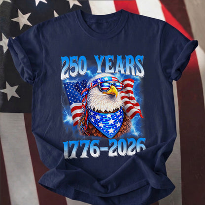 Patriot We The People T-Shirt | 250 Years of America 1776 2026 Tee - Two Sides