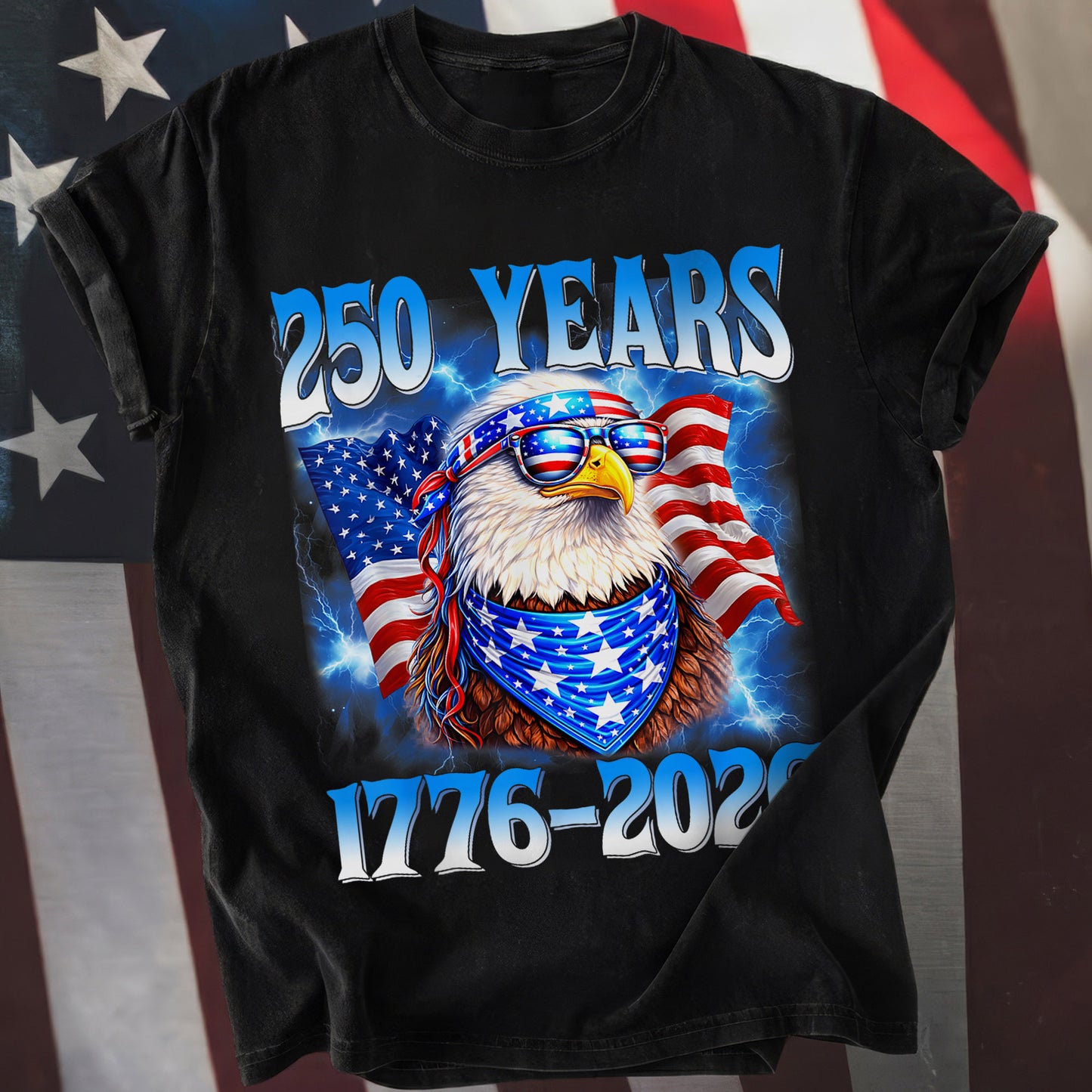 Patriot We The People T-Shirt | 250 Years of America 1776 2026 Tee - Two Sides
