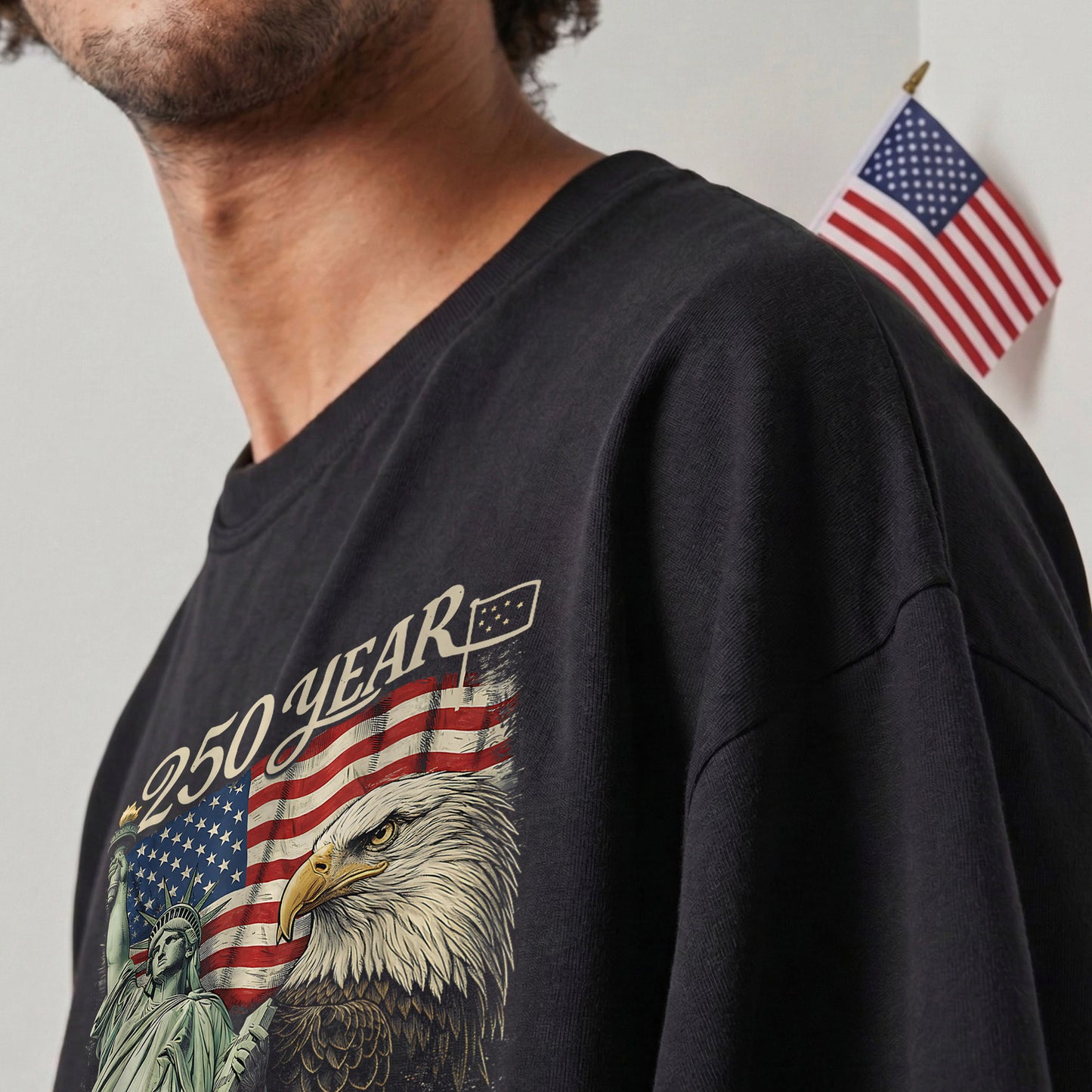Happy 250 Years Birthday USA Shirt | Patriotic 4th of July 1776–2026 T-Shirt