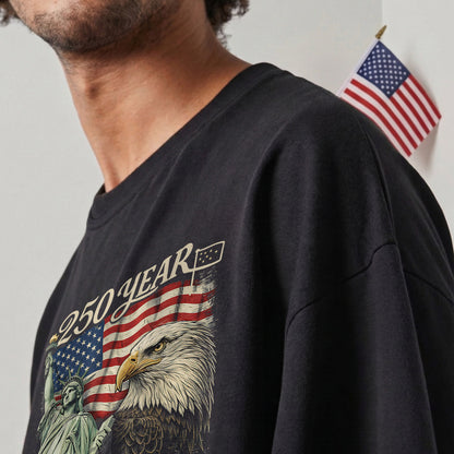 Happy 250 Years Birthday USA Shirt | Patriotic 4th of July 1776–2026 T-Shirt