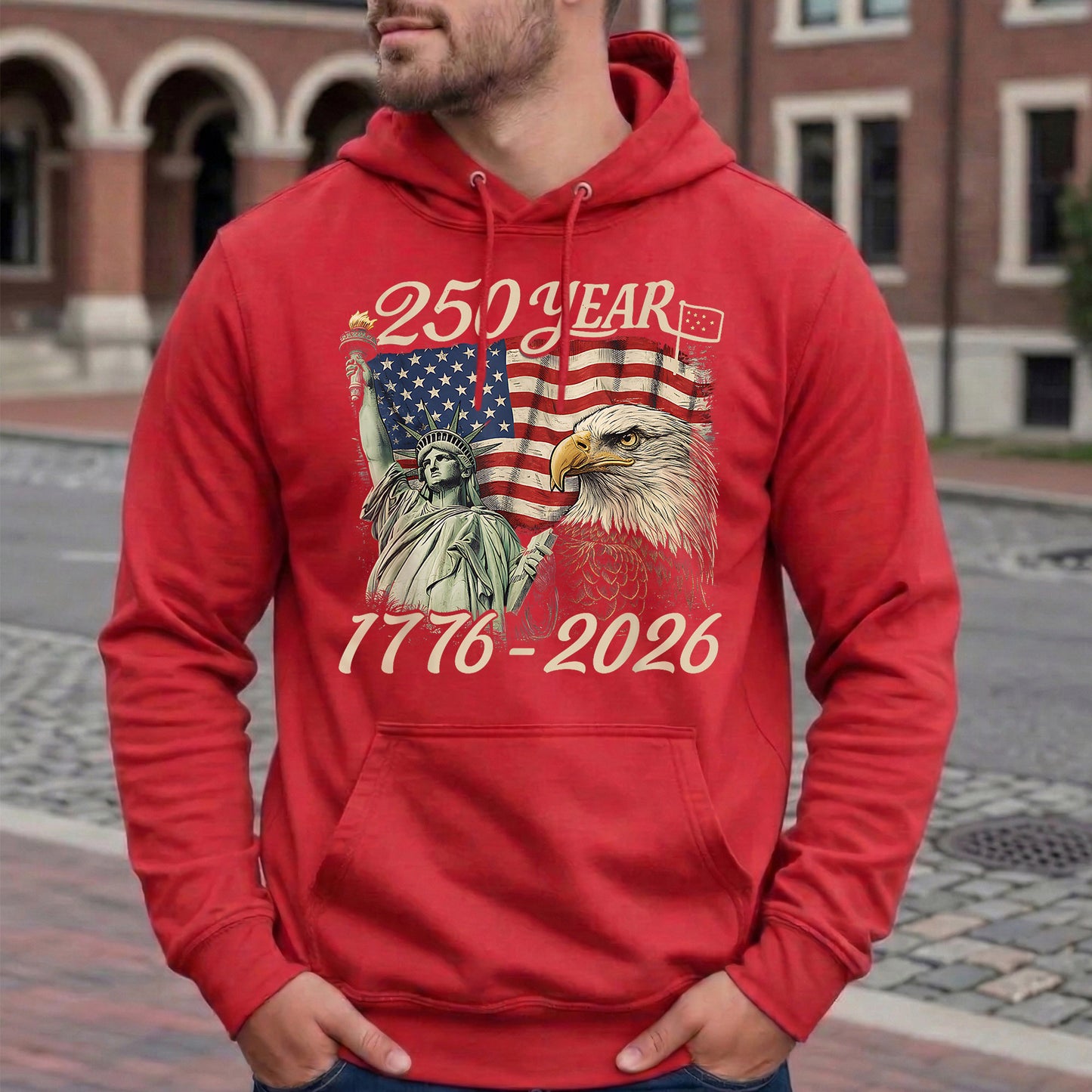 Happy 250 Years Birthday USA Shirt | Patriotic 4th of July 1776–2026 T-Shirt