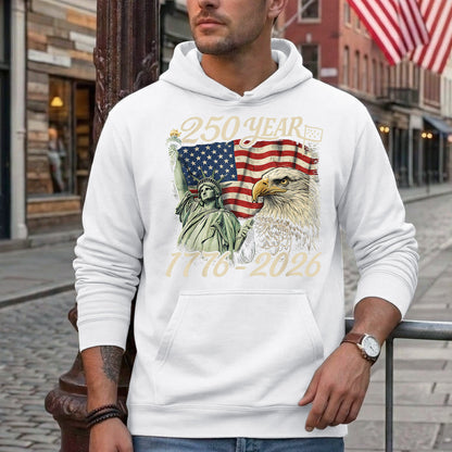 Happy 250 Years Birthday USA Shirt | Patriotic 4th of July 1776–2026 T-Shirt