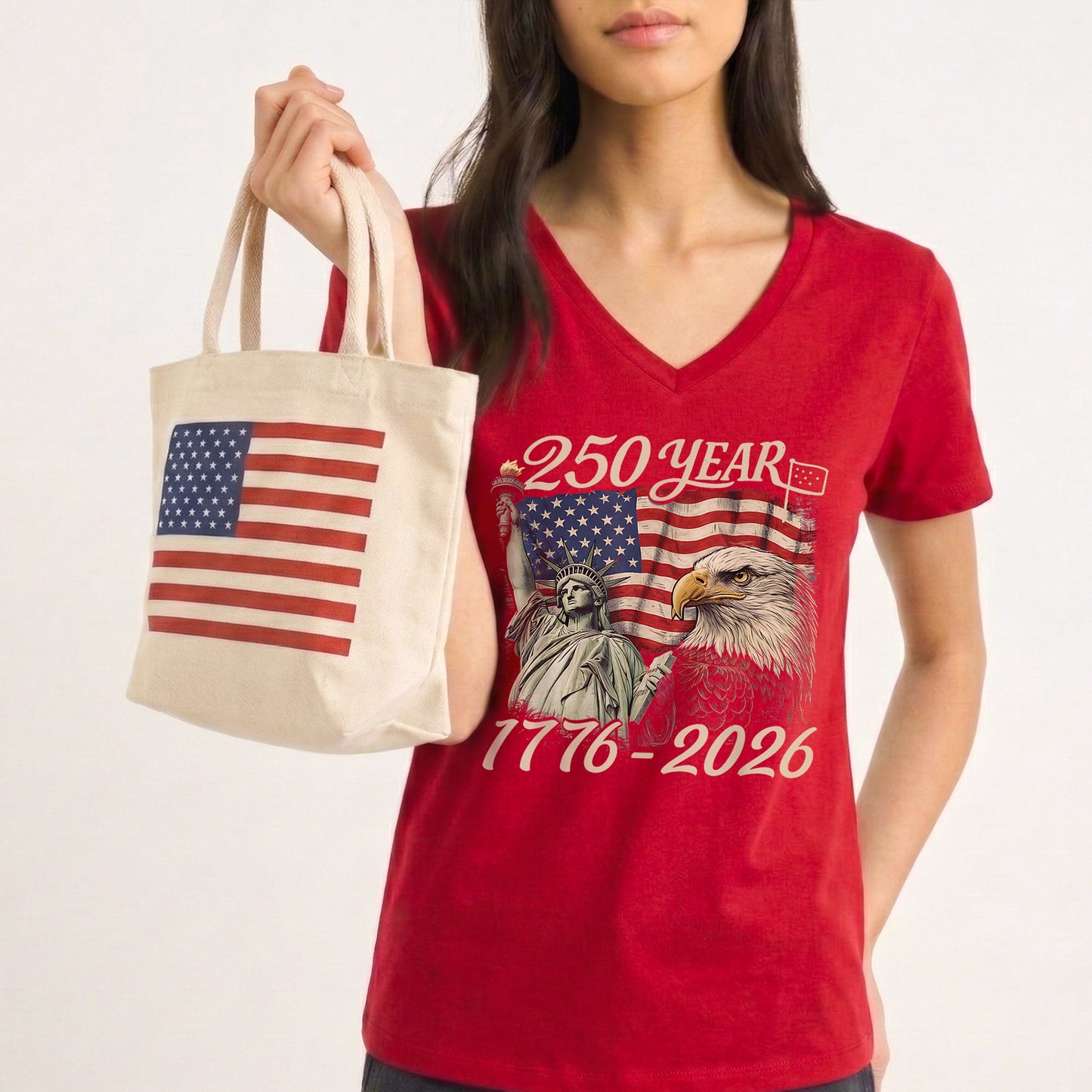 Happy 250 Years Birthday USA Shirt | Patriotic 4th of July 1776–2026 T-Shirt