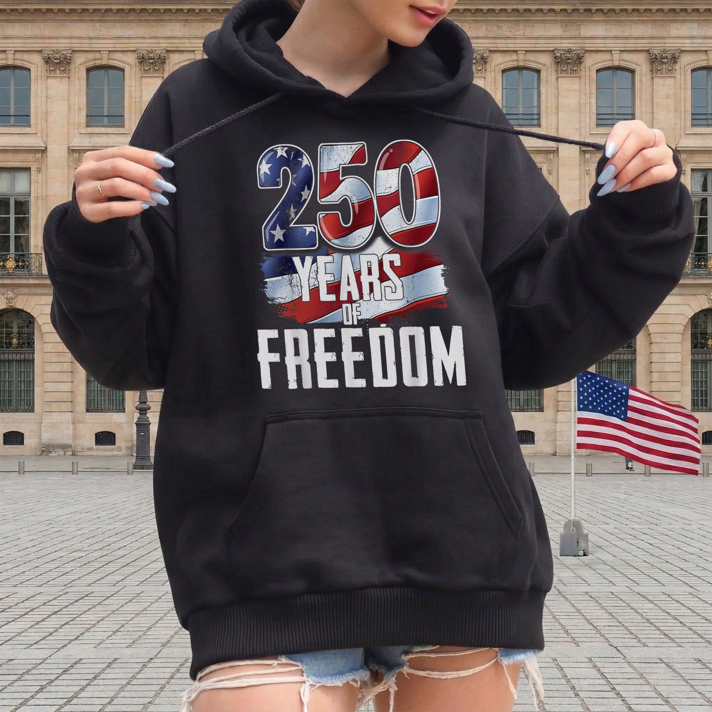 Happy 250 Years Birthday USA Shirt | Patriotic 4th of July 1776–2026 T-Shirt