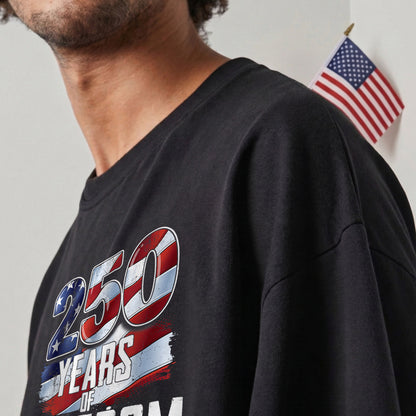 Happy 250 Years Birthday USA Shirt | Patriotic 4th of July 1776–2026 T-Shirt