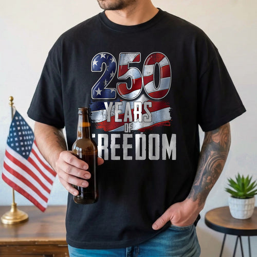 Happy 250 Years Birthday USA Shirt | Patriotic 4th of July 1776–2026 T-Shirt