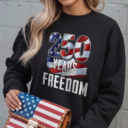 Happy 250 Years Birthday USA Shirt | Patriotic 4th of July 1776–2026 T-Shirt
