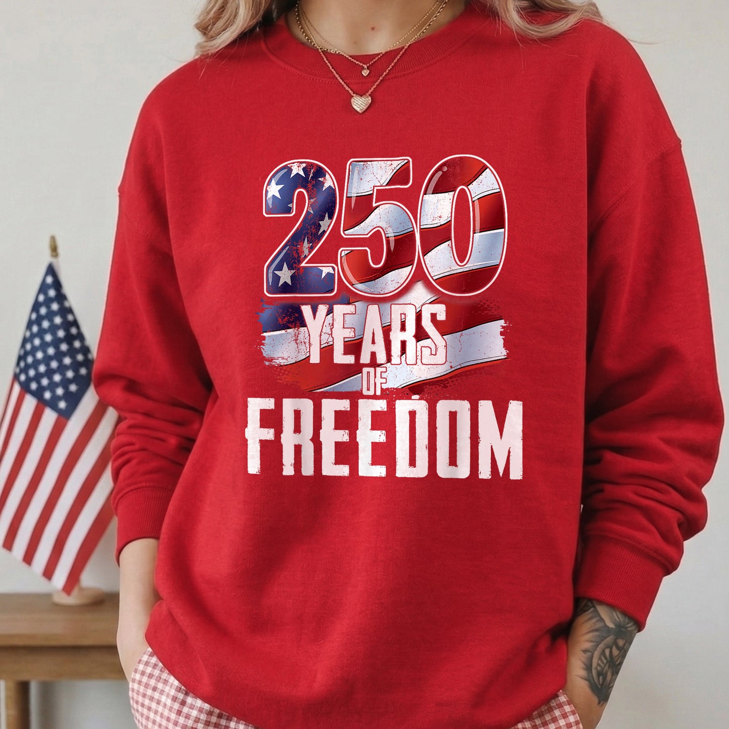 Happy 250 Years Birthday USA Shirt | Patriotic 4th of July 1776–2026 T-Shirt