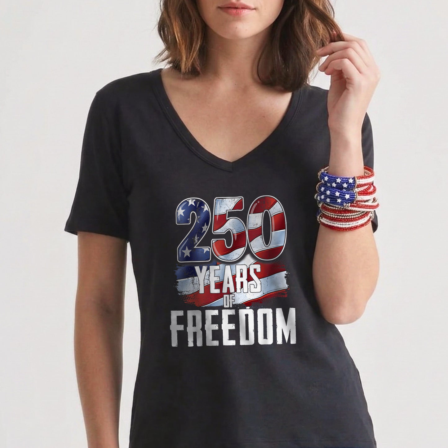 Happy 250 Years Birthday USA Shirt | Patriotic 4th of July 1776–2026 T-Shirt
