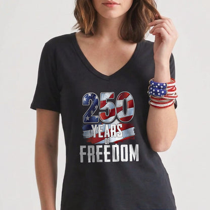 Happy 250 Years Birthday USA Shirt | Patriotic 4th of July 1776–2026 T-Shirt