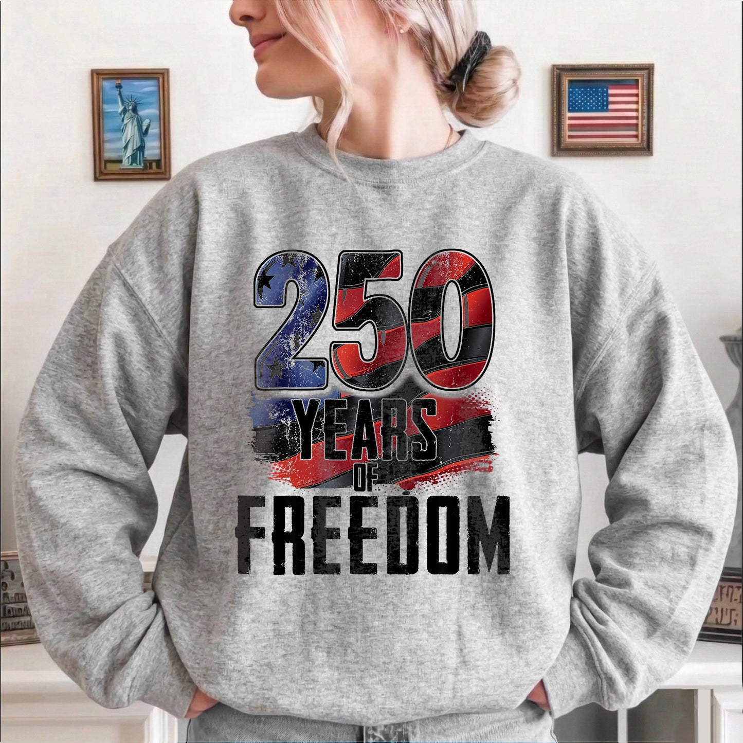 Happy 250 Years Birthday USA Shirt | Patriotic 4th of July 1776–2026 T-Shirt