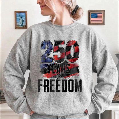 Happy 250 Years Birthday USA Shirt | Patriotic 4th of July 1776–2026 T-Shirt