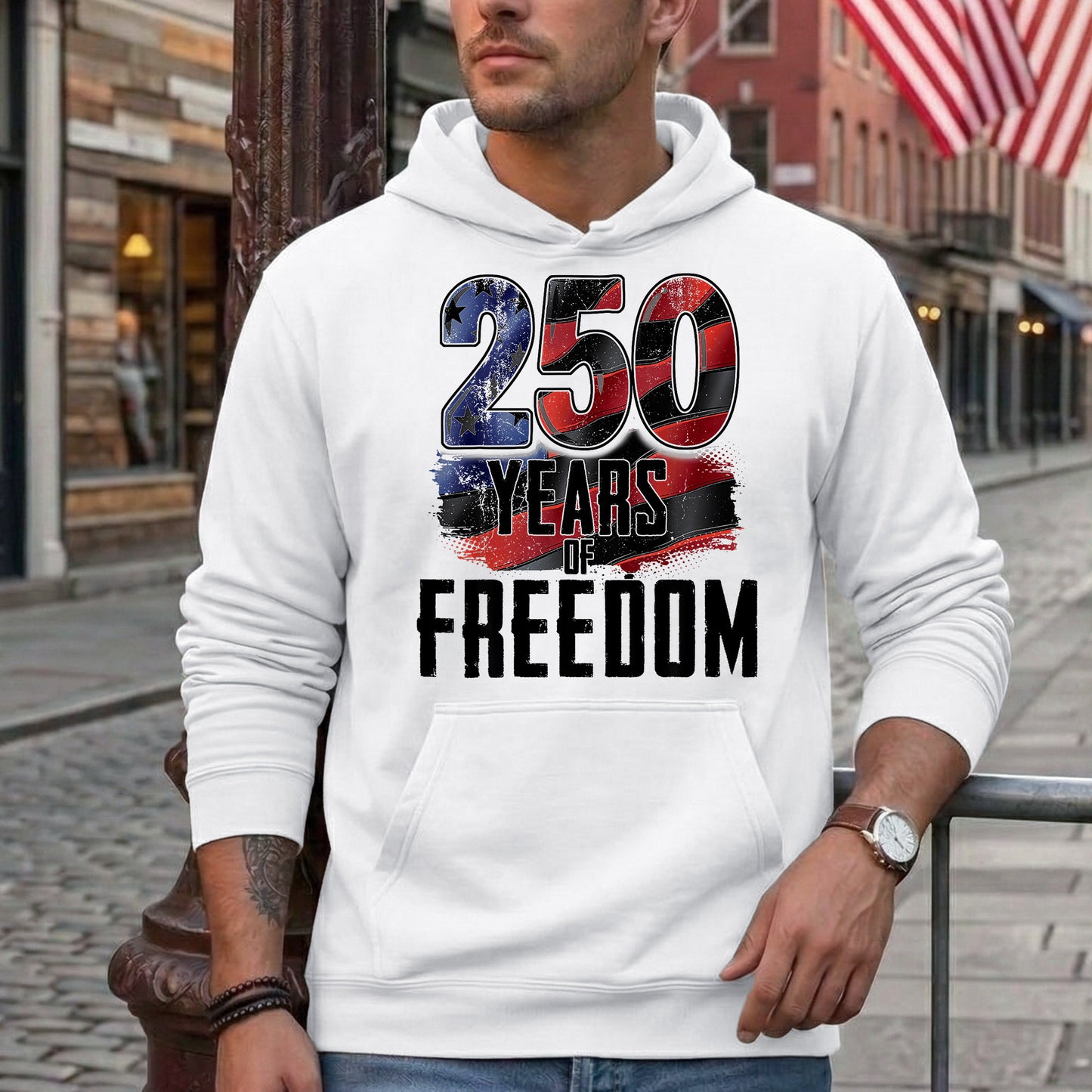 Happy 250 Years Birthday USA Shirt | Patriotic 4th of July 1776–2026 T-Shirt