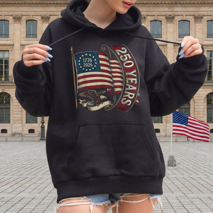 Happy 250 Years Birthday USA Shirt | Patriotic 4th of July 1776–2026 T-Shirt