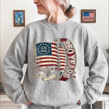 Happy 250 Years Birthday USA Shirt | Patriotic 4th of July 1776–2026 T-Shirt