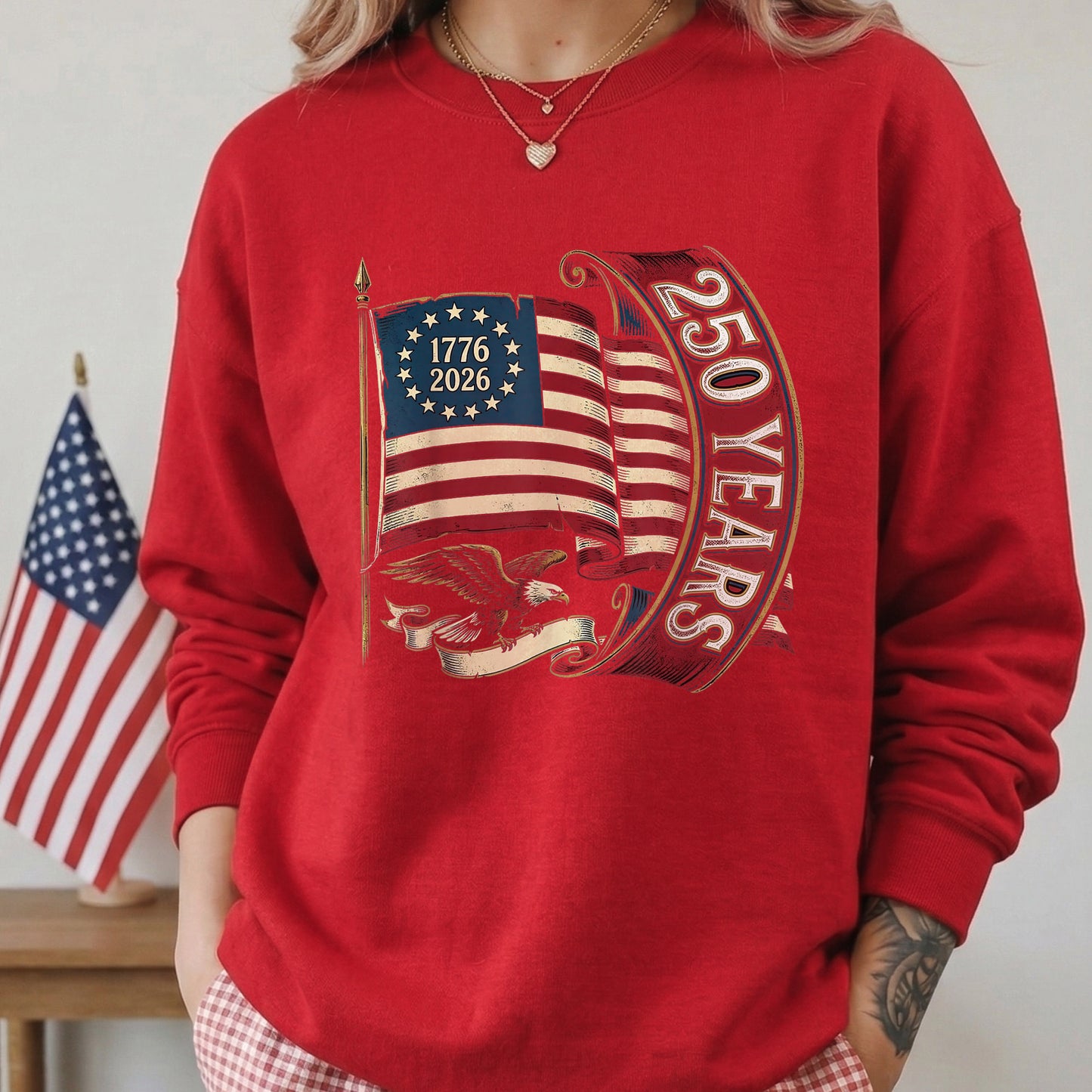 Happy 250 Years Birthday USA Shirt | Patriotic 4th of July 1776–2026 T-Shirt