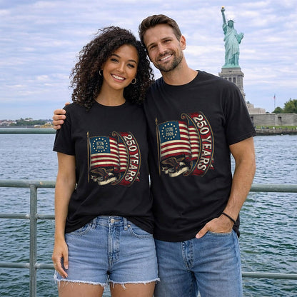 Happy 250 Years Birthday USA Shirt | Patriotic 4th of July 1776–2026 T-Shirt