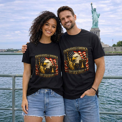 Happy 250 Years Birthday USA Shirt | Patriotic 4th of July 1776–2026 T-Shirt