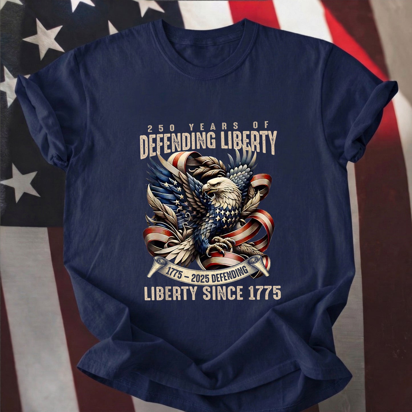 Happy 250 Years Birthday USA Shirt | Patriotic 4th of July 1776–2026 T-Shirt