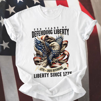 Happy 250 Years Birthday USA Shirt | Patriotic 4th of July 1776–2026 T-Shirt