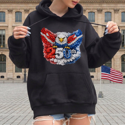 Happy 250 Years Birthday USA Shirt | Patriotic 4th of July 1776–2026 T-Shirt
