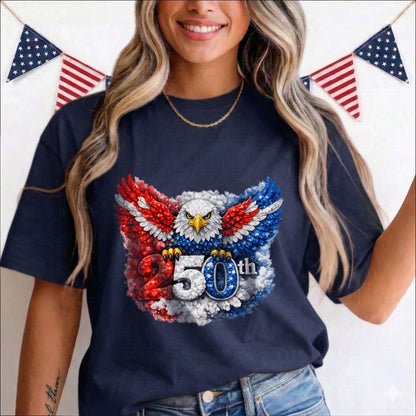 Happy 250 Years Birthday USA Shirt | Patriotic 4th of July 1776–2026 T-Shirt
