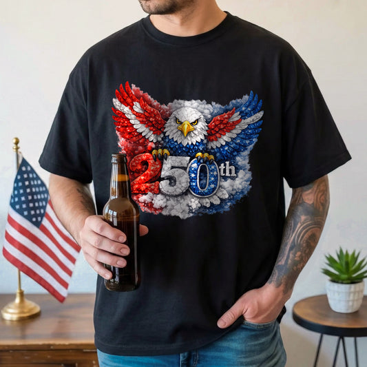 Happy 250 Years Birthday USA Shirt | Patriotic 4th of July 1776–2026 T-Shirt