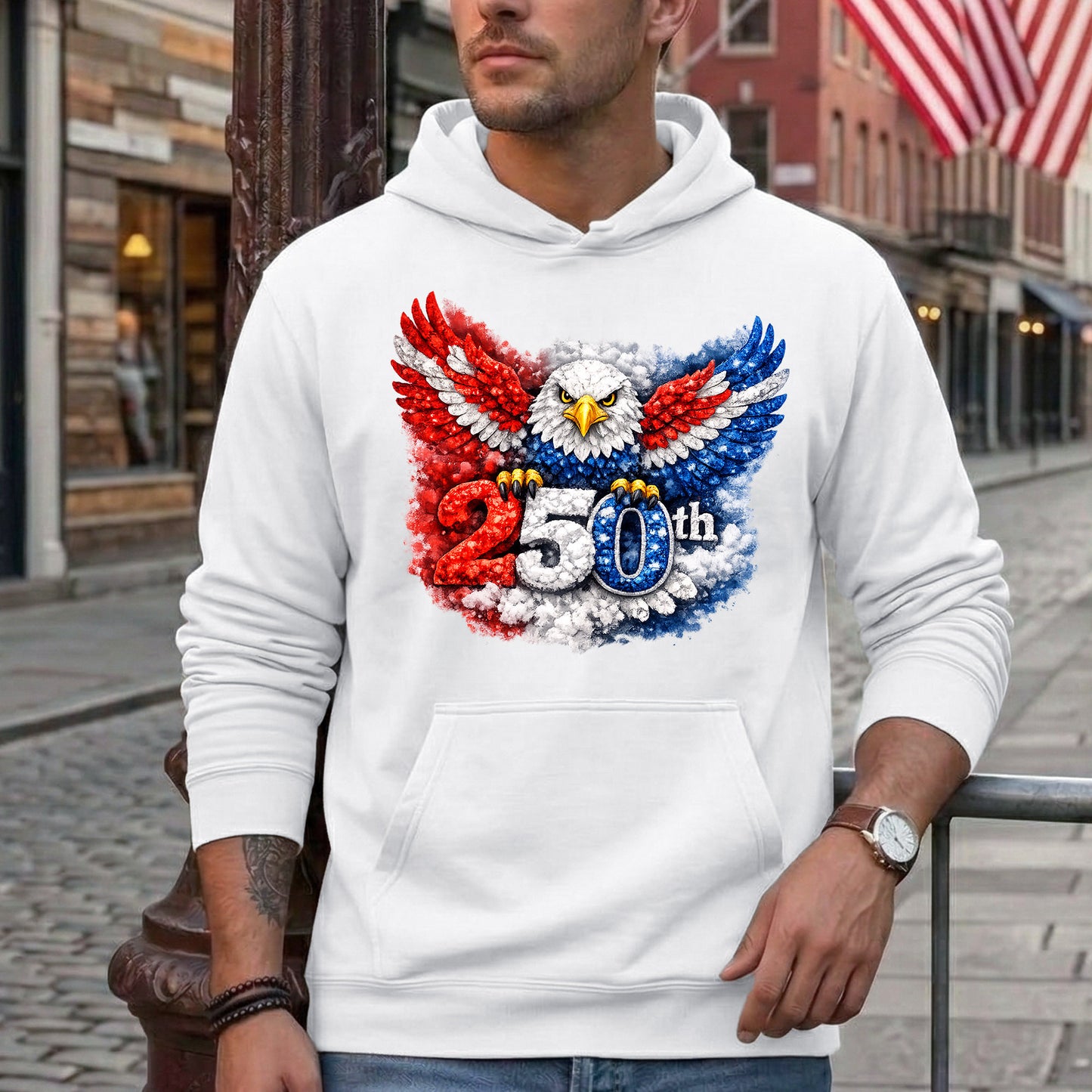 Happy 250 Years Birthday USA Shirt | Patriotic 4th of July 1776–2026 T-Shirt