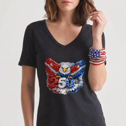 Happy 250 Years Birthday USA Shirt | Patriotic 4th of July 1776–2026 T-Shirt