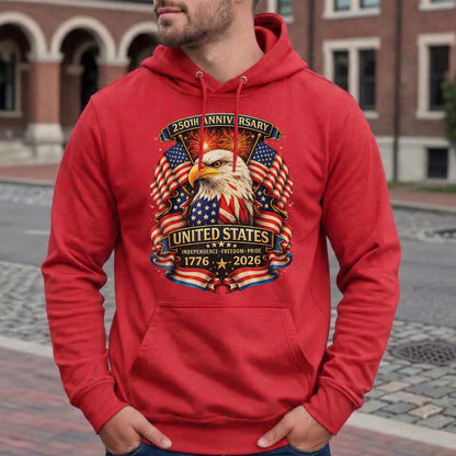 Happy 250 Years Birthday USA Shirt | Patriotic 4th of July 1776–2026 T-Shirt