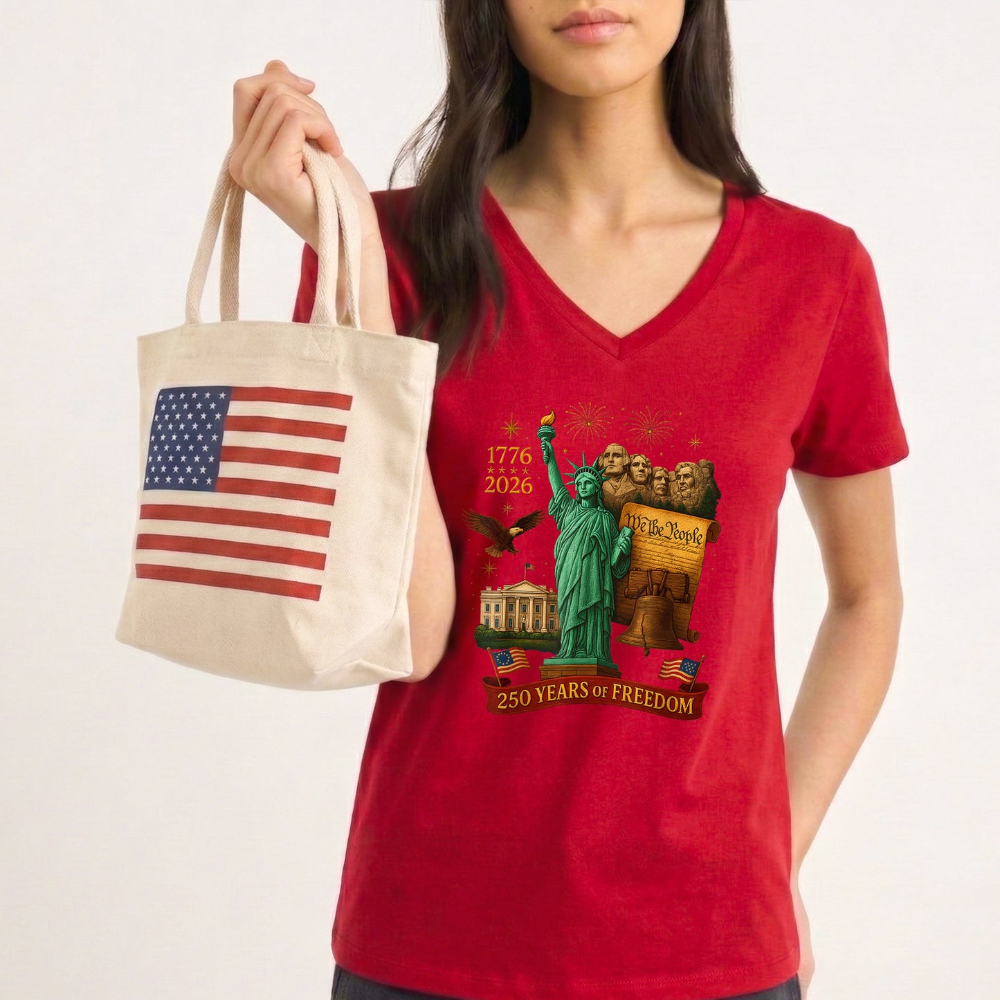 America 250th Anniversary 1776 2026 America 250 Years of Freedom Dark Shirt