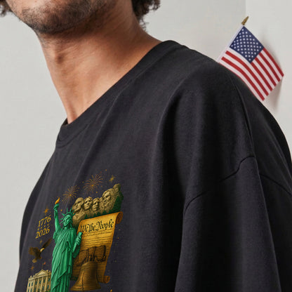 America 250th Anniversary 1776 2026 America 250 Years of Freedom Dark Shirt