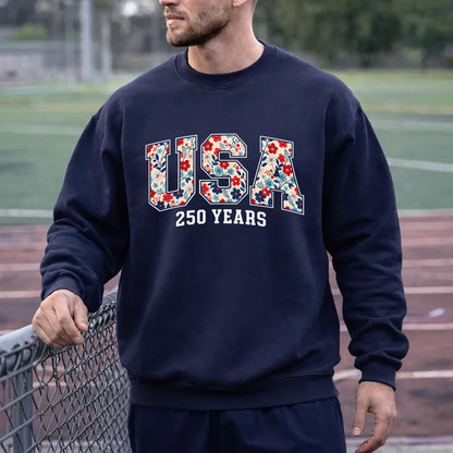 Happy 250 Years Birthday USA Shirt | Patriotic 4th of July 1776–2026 T-Shirt