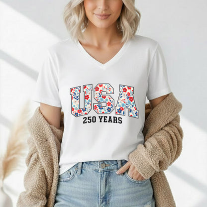 Happy 250 Years Birthday USA Shirt | Patriotic 4th of July 1776–2026 T-Shirt