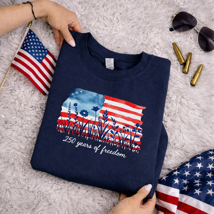 Happy 250 Years Birthday USA Shirt | Patriotic 4th of July 1776–2026 T-Shirt