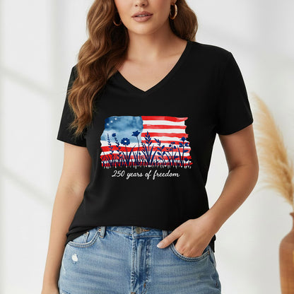 Happy 250 Years Birthday USA Shirt | Patriotic 4th of July 1776–2026 T-Shirt