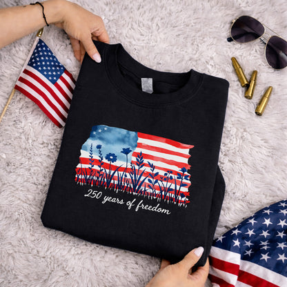Happy 250 Years Birthday USA Shirt | Patriotic 4th of July 1776–2026 T-Shirt
